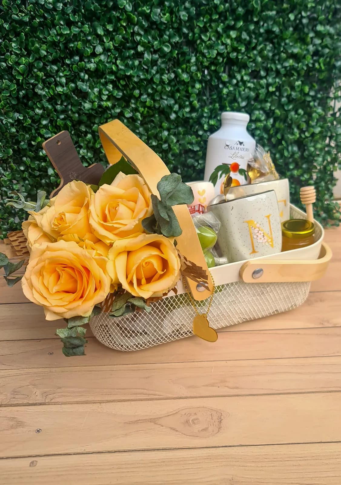 Cesta Café com Flores — foto 2